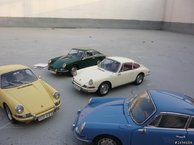 模型車收藏分享[014-CMC-M067, 1/18, Porsche 901 Coupé,  1964]