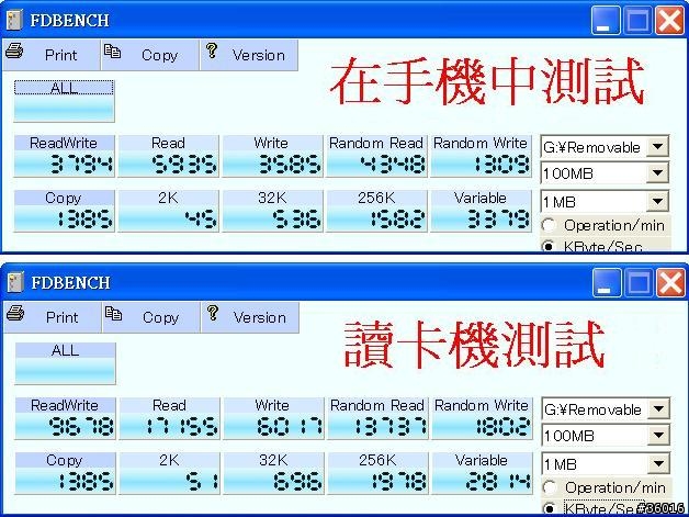 S5230 記憶卡的好壞?有附本身用的測試圖