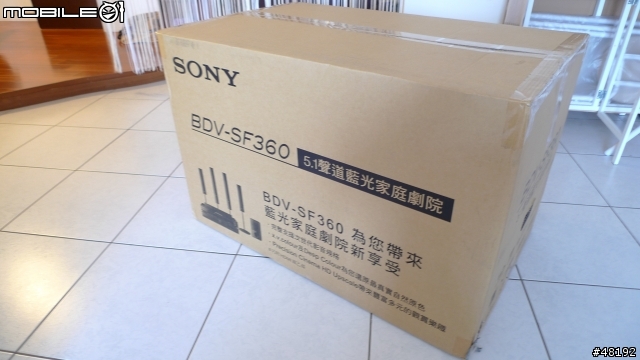 SONY藍光劇院BDV-SF360簡單開箱分享