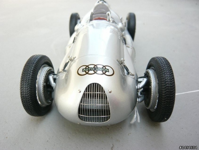 模型車收藏分享[002-CMC-M027, 1/18, Auto-Union Typ D, 1938]