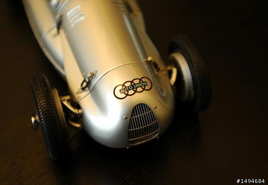 模型車收藏分享[002-CMC-M027, 1/18, Auto-Union Typ D, 1938]