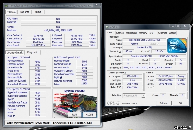 [私開箱] 華碩 ASUS UL80VT @ 我家客廳...不專業測試Turbo33小超頻功能！
