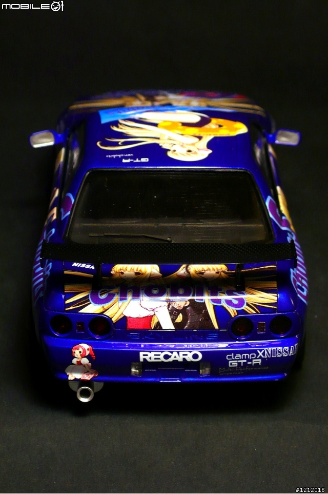 [作品分享] 痛車第三彈 BNR32 GTR Chorbis塗裝