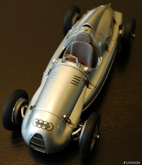 模型車收藏分享[002-CMC-M027, 1/18, Auto-Union Typ D, 1938]