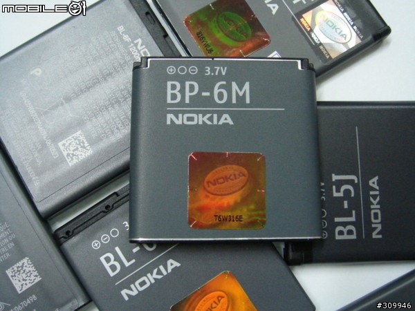 關於NOKIA BP-6M原廠電池