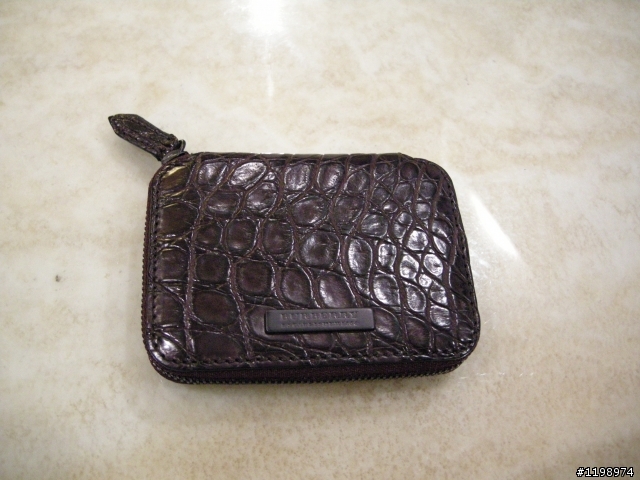 [開箱分享]BURBERRY鱷魚皮零錢包