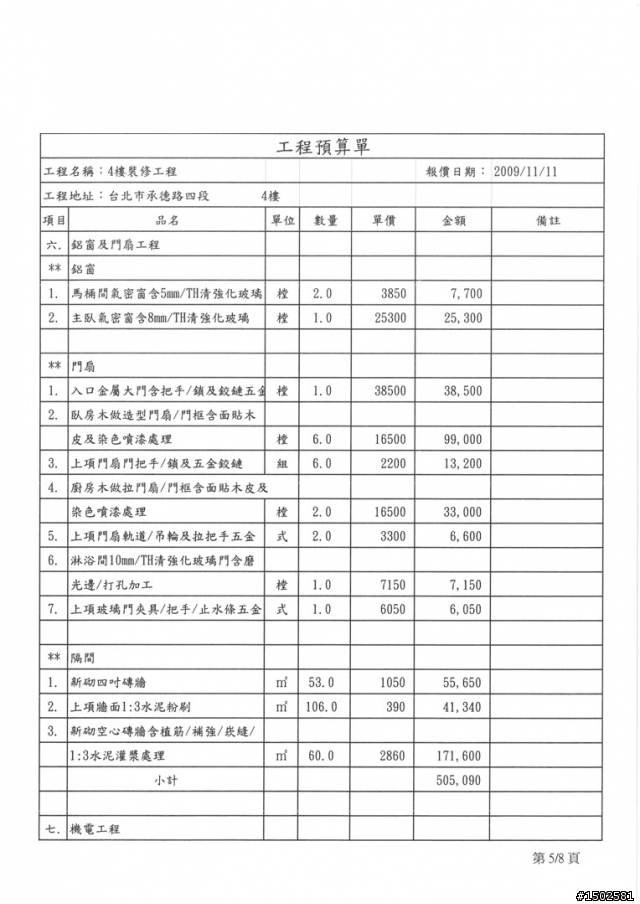 我的劍潭新家  經過一個月的溝通 報價出爐  但是天阿  我很窮只要50 給我200  我該怎麼辦
