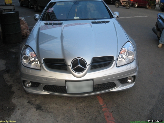 在路上遇到的SLK55 AMG