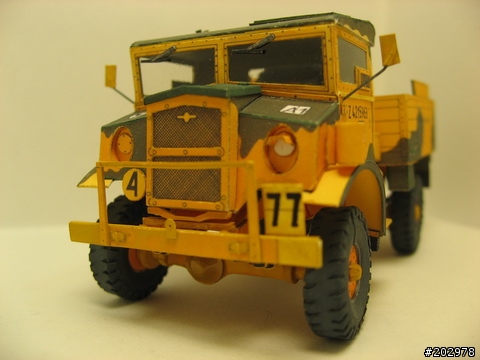[3D紙模] 1:50 Chevrolet CWT-15 軍用卡車