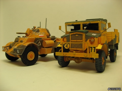 [3D紙模] 1:50 Chevrolet CWT-15 軍用卡車