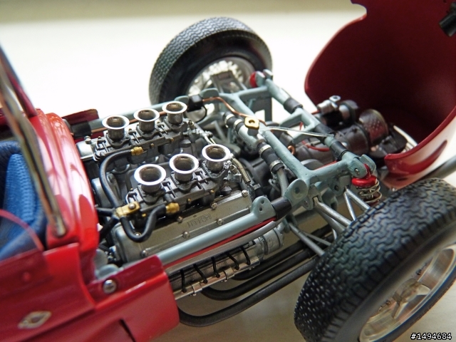 模型車收藏分享[019-CMC, 1/18, Ferrari 156 F1, 1961, 鯊魚鼻]