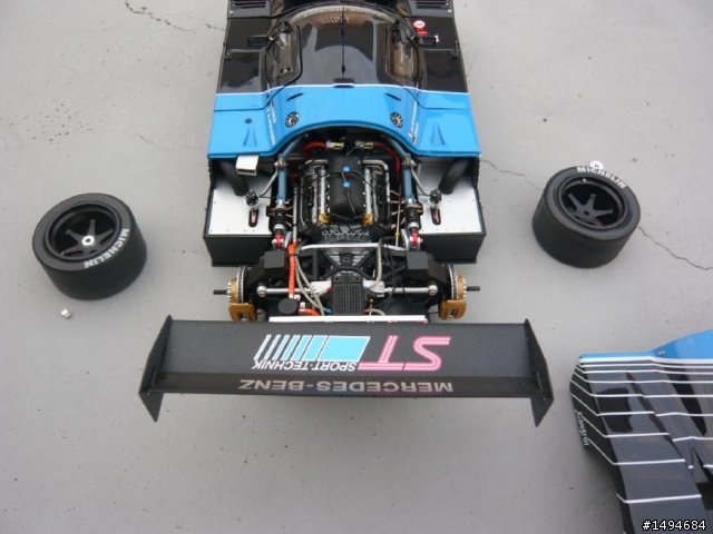模型車收藏分享[018-Exoto-RLG19190, 1/18, Sauber-Mercedes C9 #61, 1988]