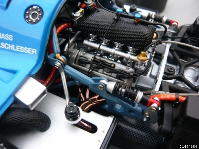 模型車收藏分享[018-Exoto-RLG19190, 1/18, Sauber-Mercedes C9 #61, 1988]