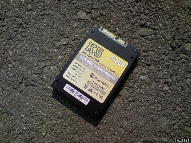 [分享]很少人分享的 SOLIDATA SSD 2.5" K5-32 32G (SLC) 64MB Cache