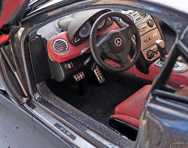模型車收藏分享[021-CMC-M045B, 1/18, Mercedes-Benz SLR McLaren coupe, anthracyte, 2003]