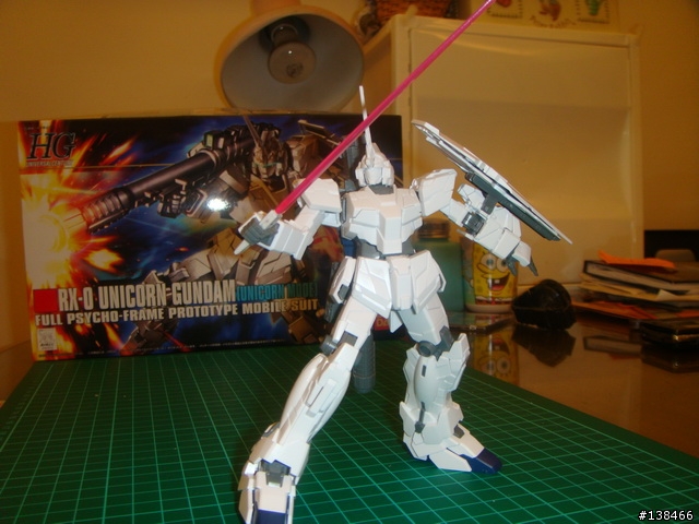 1/144獨角獸剛彈素組分享