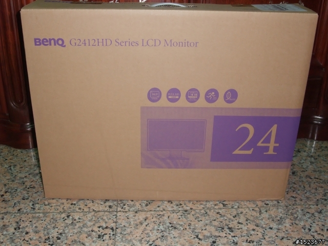 BENQ G2412HD 開箱文