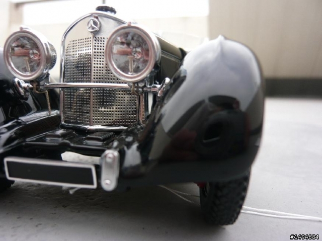 模型車收藏分享[011-CMC-M001, 1/24, Mercedes-Benz SSK, 1930, Black Prince of Count Trossi]