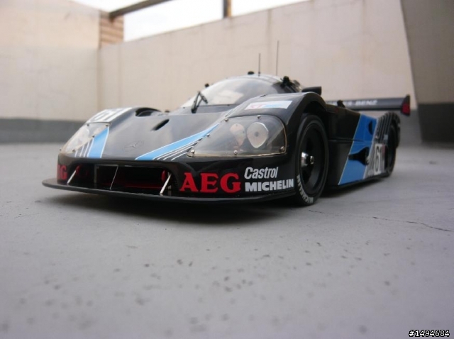 模型車收藏分享[018-Exoto-RLG19190, 1/18, Sauber-Mercedes C9 #61, 1988]