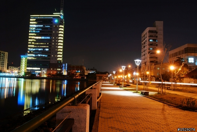 台南運河夜景