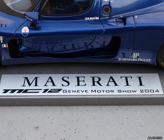 模型車收藏分享[005-BBR-P1802, 1/18, Maserati MC12 Geneve Motor Show 2004]