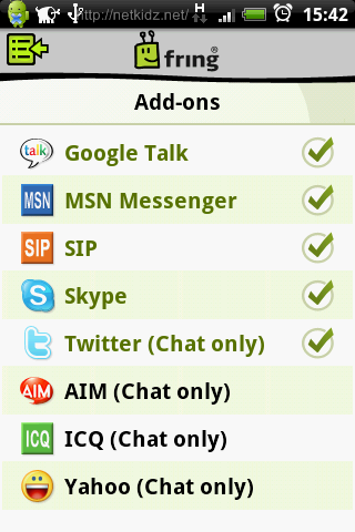[分享] 小綠頭 fring – 聊天、Skype、SIP通話軟體 (新版中文Chat已正常)