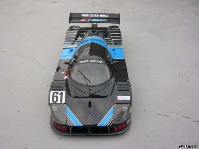 模型車收藏分享[018-Exoto-RLG19190, 1/18, Sauber-Mercedes C9 #61, 1988]