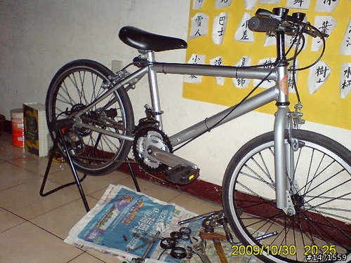 童車改裝三大盤21速,爬坡式樣(老貂,GIANT,BMX可參考改裝!!)