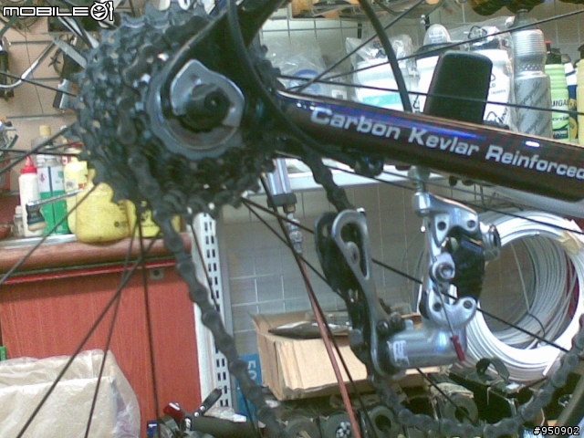 我的 Kuota Kredo ~騎乘中後勾爪齊根斷裂