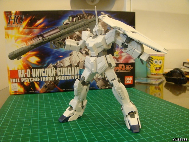 1/144獨角獸剛彈素組分享