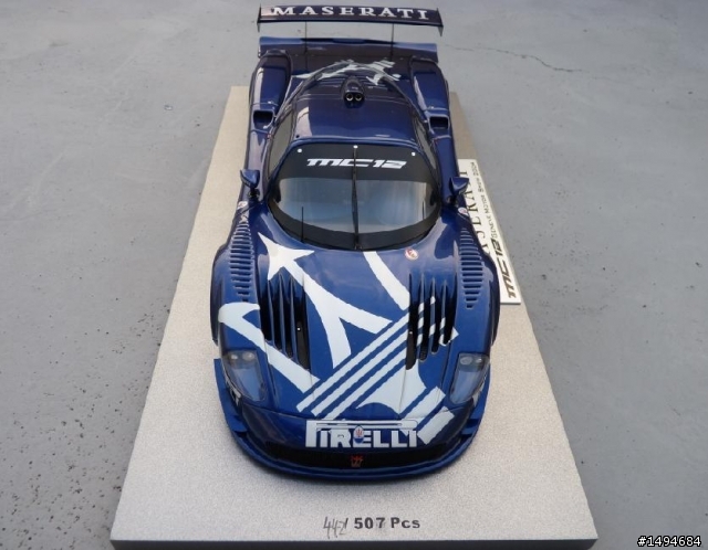 模型車收藏分享[005-BBR-P1802, 1/18, Maserati MC12 Geneve Motor Show 2004]