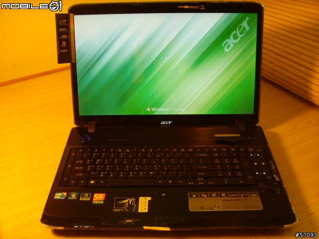 [開箱分享]Core i7 加持的acer Aspire 8940G