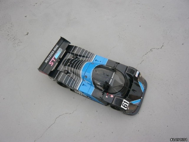 模型車收藏分享[018-Exoto-RLG19190, 1/18, Sauber-Mercedes C9 #61, 1988]