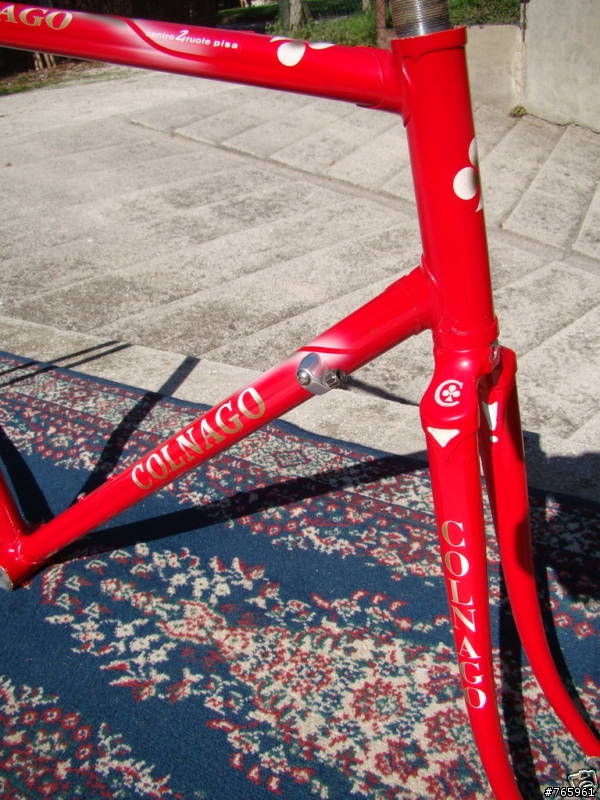 COLNAGO車架塗裝與年份？