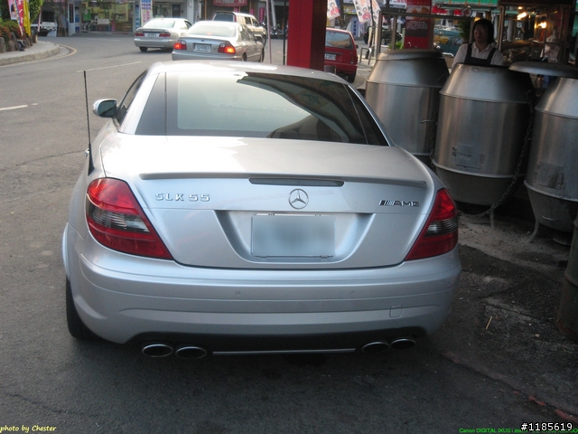 在路上遇到的SLK55 AMG
