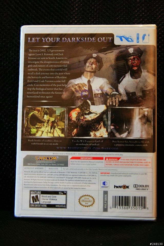 美版Resident Evil: The DarkSide Chronicles 分享