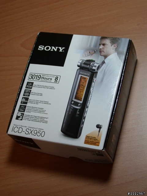 {開箱} SONY ICD-SX950 (附電話錄音測試) 1/15新增電話錄音圖解(7樓)