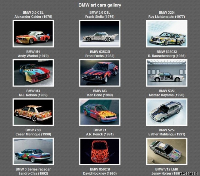 模型車收藏分享[022-Minichamps代工, 1/18, BMW M1 Art Car, painted by Andy Warhol , 1979]