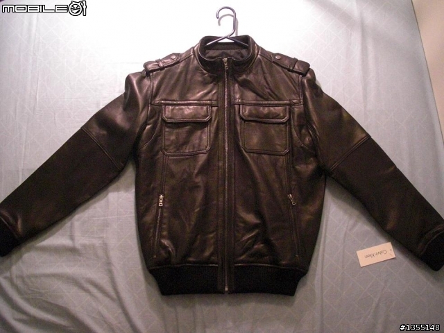 【冬季分享】CK leather bomber jacket 簡單開箱文