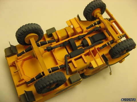 [3D紙模] 1:50 Chevrolet CWT-15 軍用卡車