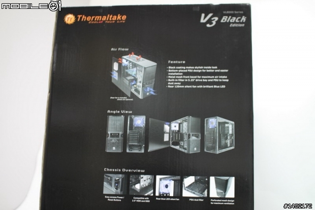 [開箱]曜越 Thermaltake V3 黑化版-超值平價機殼