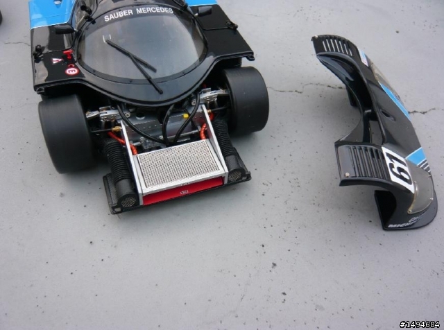 模型車收藏分享[018-Exoto-RLG19190, 1/18, Sauber-Mercedes C9 #61, 1988]