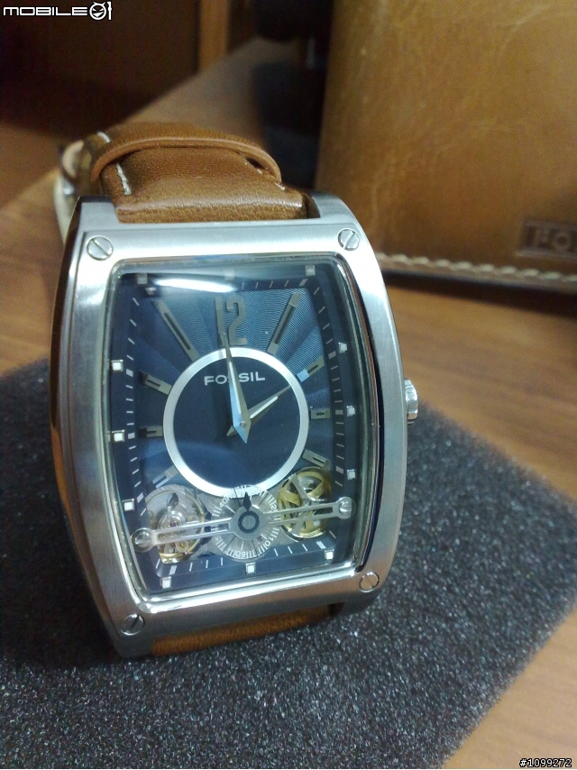 【開箱】Fossil Twist系列 鏤空半機械錶 ME-1006 + 贈品 [圖多]