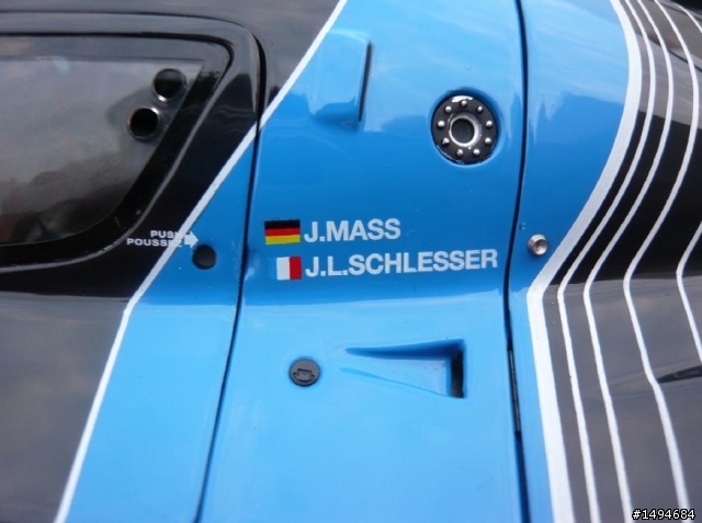 模型車收藏分享[018-Exoto-RLG19190, 1/18, Sauber-Mercedes C9 #61, 1988]