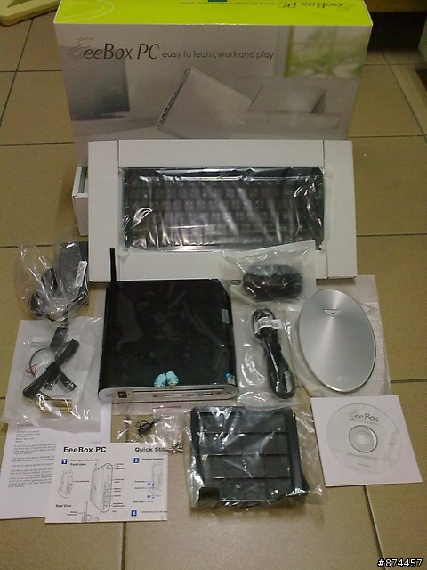[開箱]02/22更新 - ASUS EeeBOX - EB1501 "巴使"之王‧簡易開箱(黑)。
