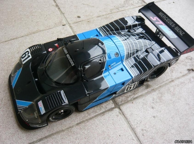 模型車收藏分享[018-Exoto-RLG19190, 1/18, Sauber-Mercedes C9 #61, 1988]