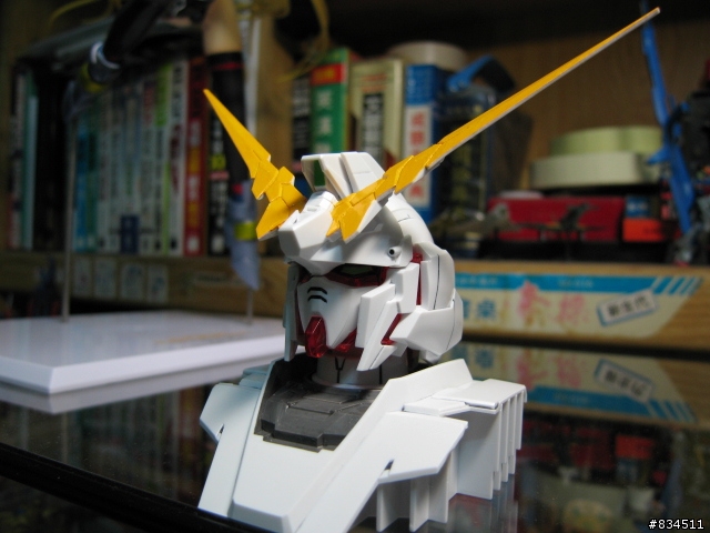 [開箱分享] 模型雜誌{電擊HOBBY}2010年1月號+1/48_獨角獸鋼彈頭