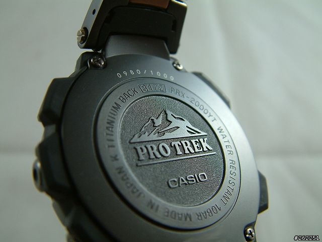 [開箱] Casio Protrek PRX-2000YT-1 登山表