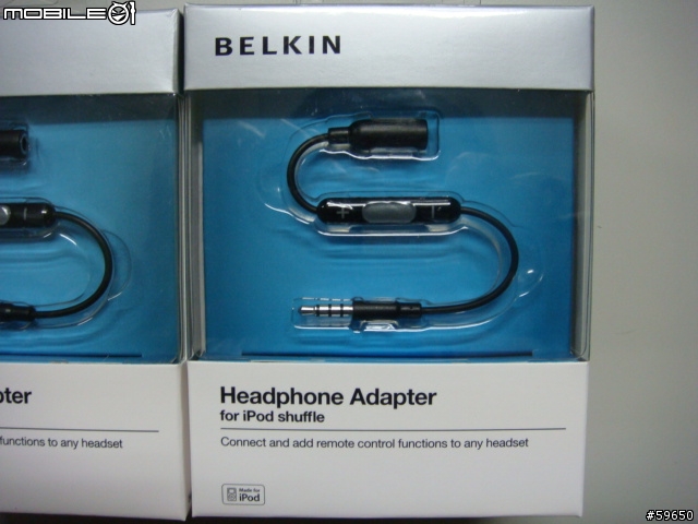 Ipod shuffle Belkin Headphone Adapter 耳機轉接線