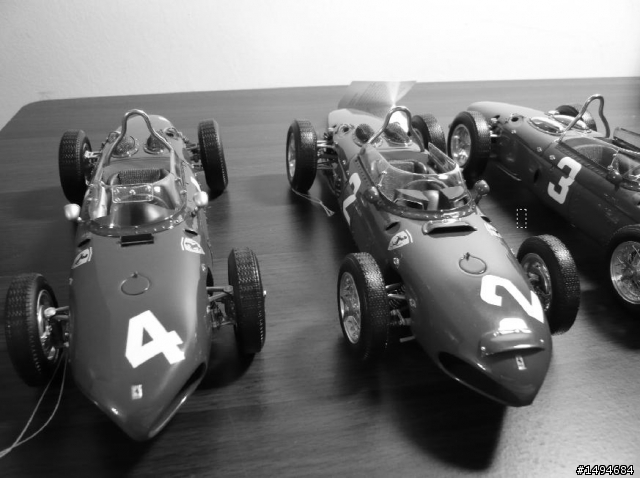 模型車收藏分享[019-CMC, 1/18, Ferrari 156 F1, 1961, 鯊魚鼻]